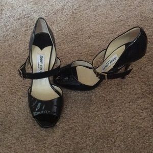 Good condition patent leather jimmy Choo heels 38